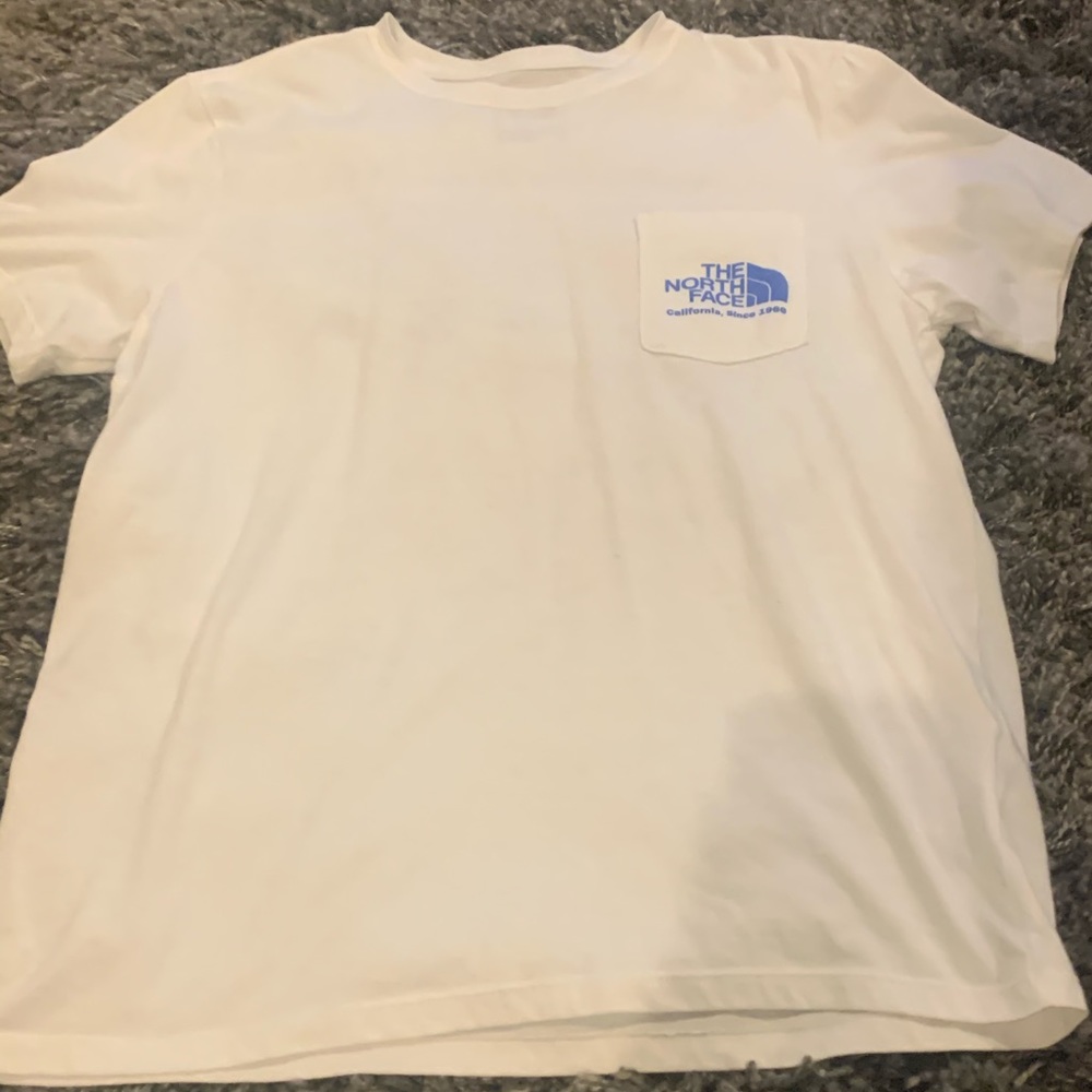 white north face top